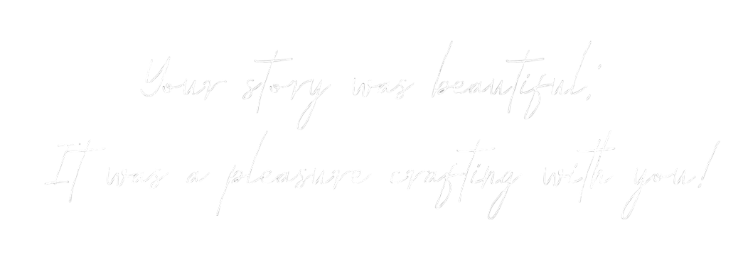 Your story was beautiful; it was a pleasure crafting with you!